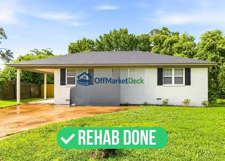 Off-market house in Memphis, Tennessee — 3 beds, 1.5 baths, $158,900