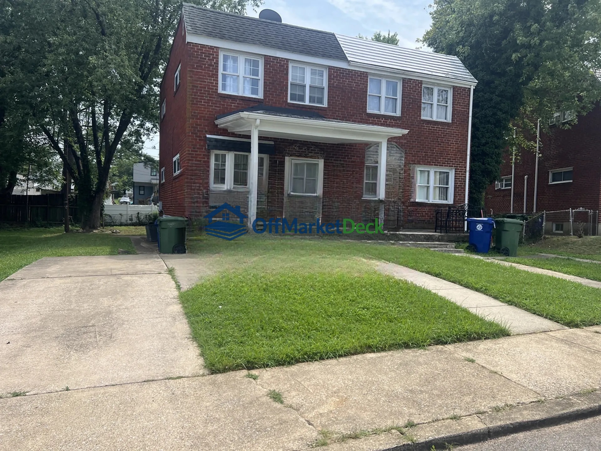 Off-market townhome in Baltimore, Maryland — 3 beds, 2 baths, $160,000