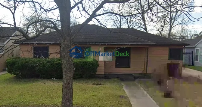 Off-market house in Houston, Texas — 3 beds, 1 bath, $220,000