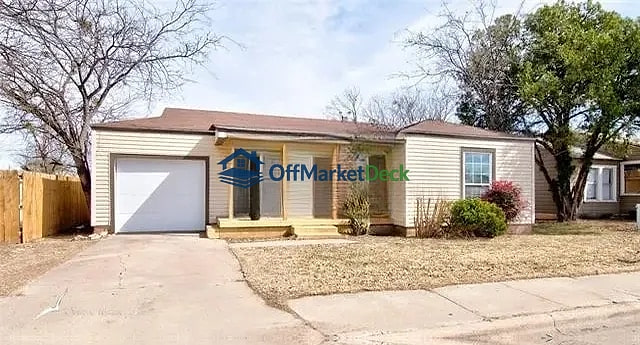 Off-market house in Abilene, Texas — 3 beds, 2 baths, $155,640