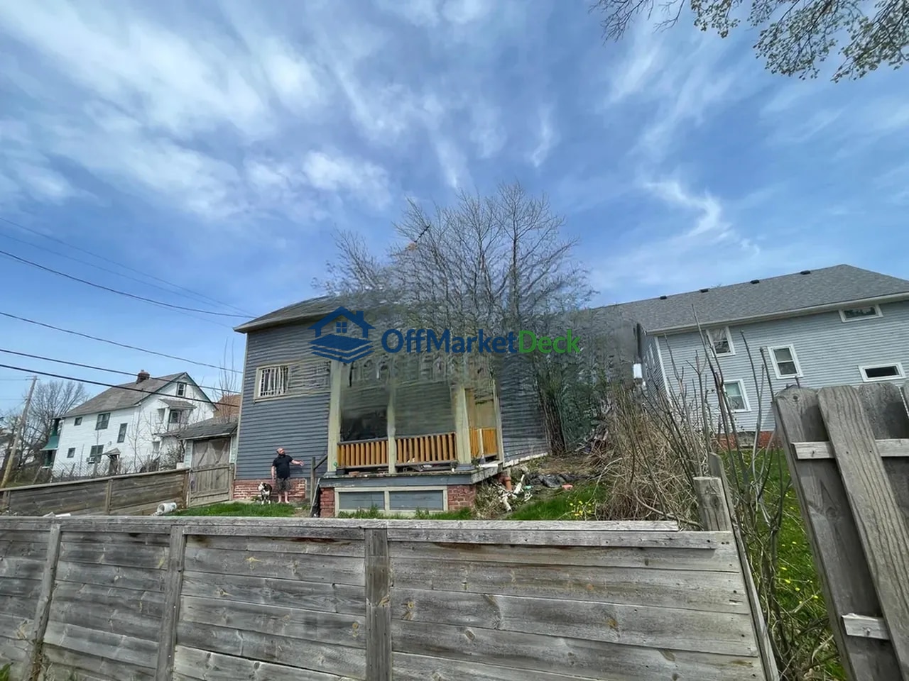 Off-market multi family in Cleveland, Ohio — 4 beds, 2 baths, $54,900 - Blurred background Image