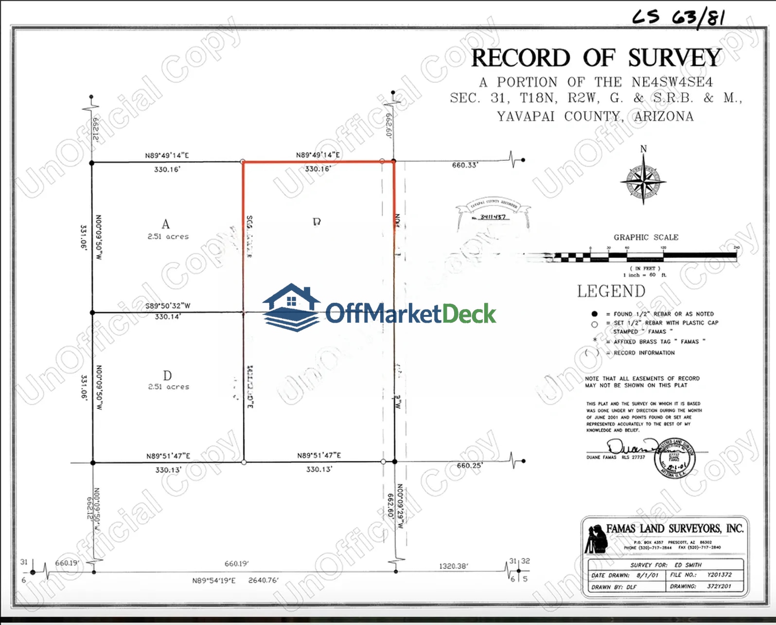 Off-market land in Paulden, Arizona — 2.5 acres, $39,999 — photo 2 of 8