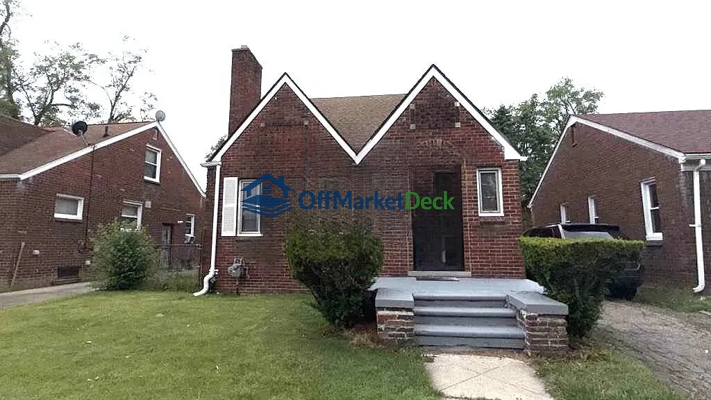 Off-market house in Detroit, Michigan — 3 beds, 1 bath, $89,900