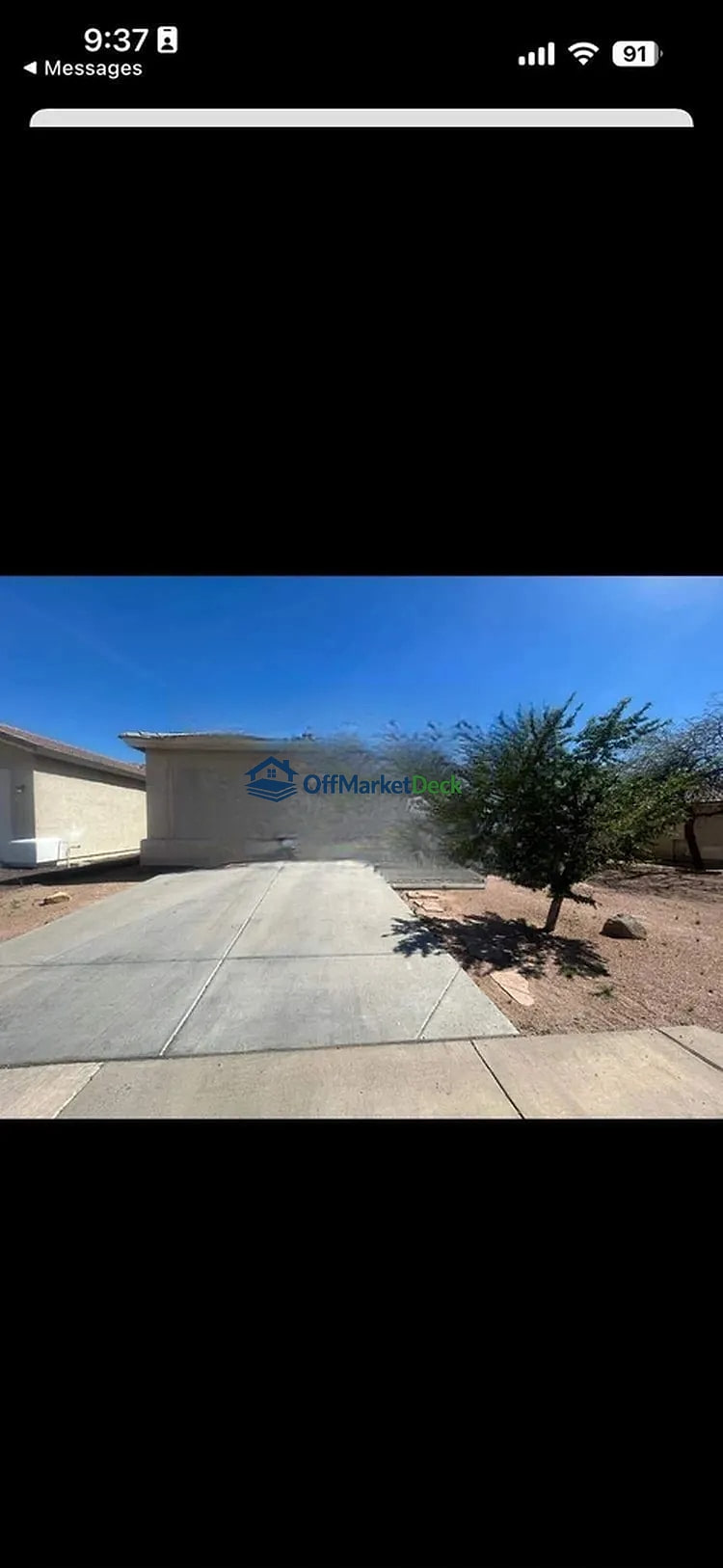 Off-market house in Phoenix, Arizona — 3 beds, 2 baths, $289,900